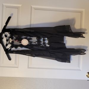 Umgee Black Lace Vest